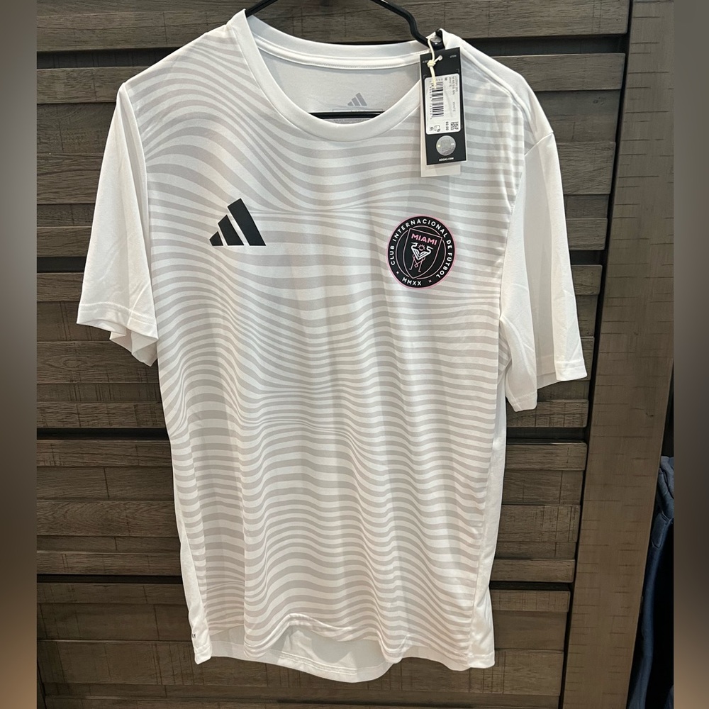 adidas White Short Sleeve Tee
